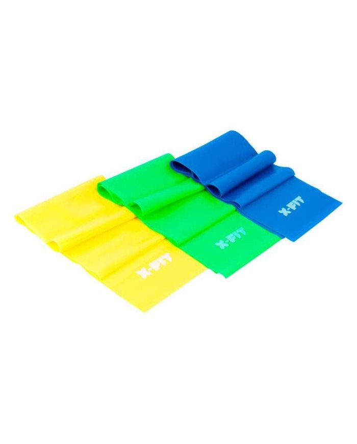 BANDAS DE RESISTENCIA PACK X 3 X-FIT XF-150