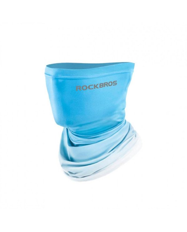 BUFANDA CICLISMO ROCKBROS WB-210 CELESTE DEGRADADO