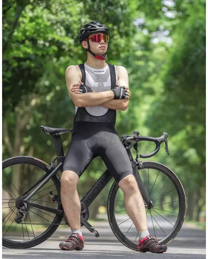 BIB ROCKBROS CON TIRANTES RK2002 NEGRO