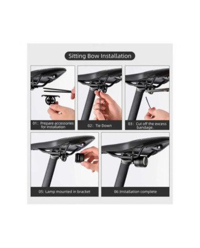 LUZ POSTERIOR ROCKBROS RECARGABLE Q1