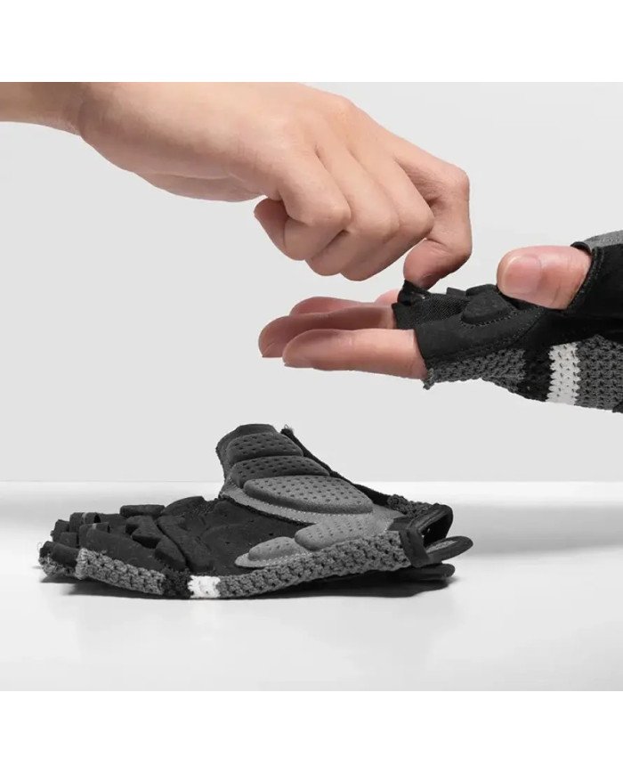 GUANTES DEDO CORTO ROCKBROS S246 GRIS