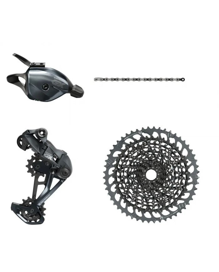 GROUPSET SRAM 12V GX EAGLE (DESCARRILADOR + PIÑON 10-50 + SHIFTER + CADENA)