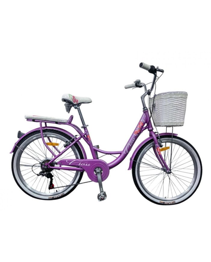 BICICLETA 24 CAMPERA CROSS LADY 21V