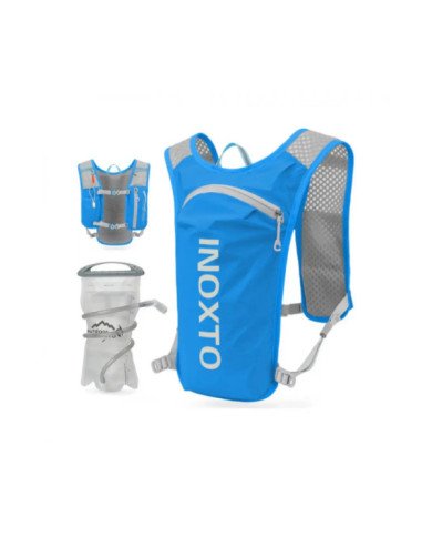 CHALECO DE HIRATACION C/BOLSA DE AGUA DE 1.5L INOXTO AZUL CHALECO DE HIRATACION C/BOLSA DE AGUA DE 1.5L INOXTO AZUL