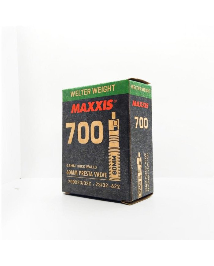 CAMARA 700X23/32C WELTER WEIGHT 60MM PRESTA MAXXIS