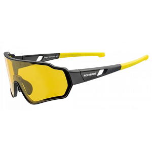 LENTES CICLISMO POLARIZADOS ROCKBROS LUNAS AMARILLAS  10164
