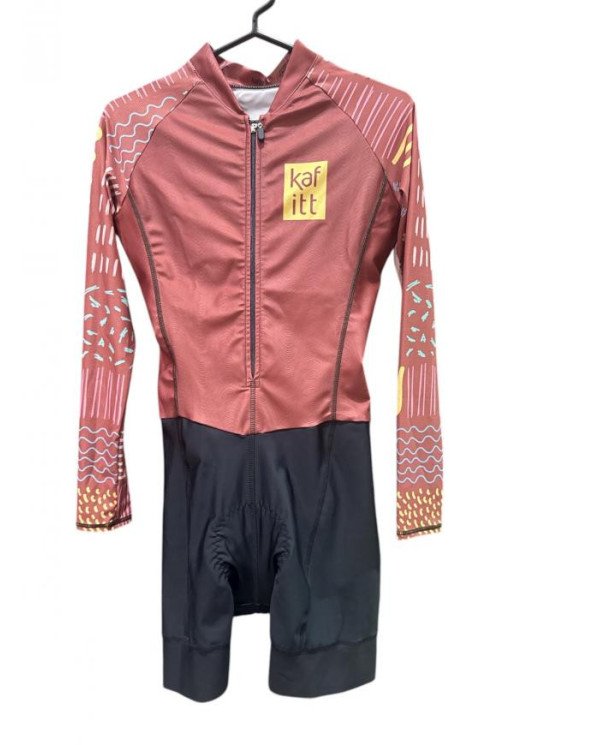 ENTERIZO DAMA ML/PC KAFFIT BROWN TALLA M