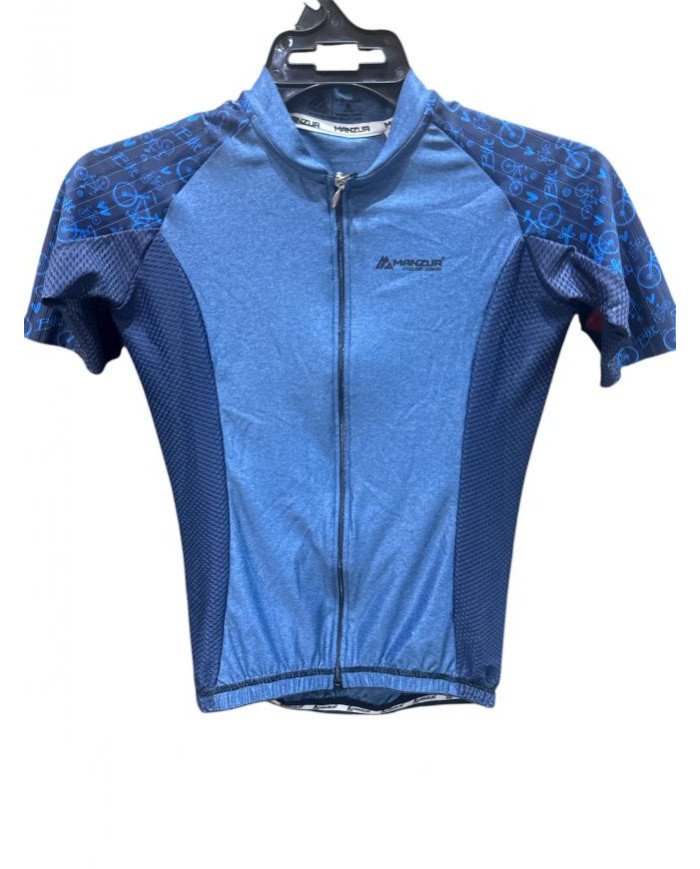 JERSEY MANZUR MUJER MC PRO AZUL BIKE TALLA S