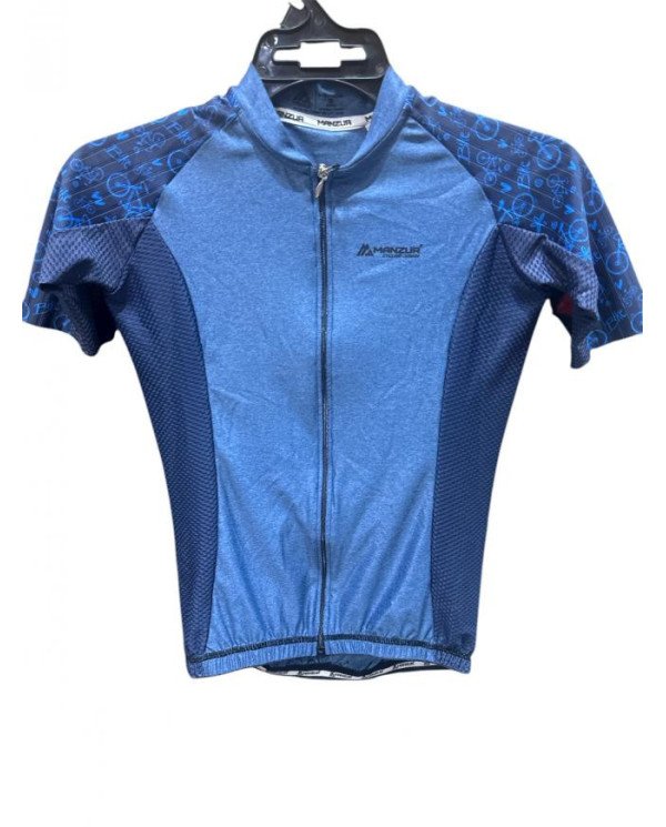 JERSEY MANZUR MUJER MC PRO AZUL BIKE TALLA S