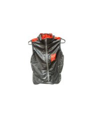 CHALECO CORTAVIENTO HOMBRE KAFFIT NEGRO LOGO ROJO M