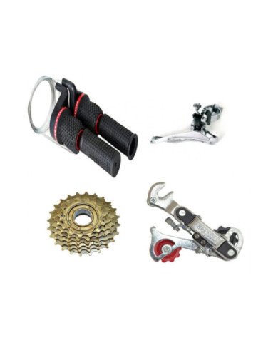 SHIFTER CAMBIO MANIJA MOTO PVC 4PZA  EASTMAN