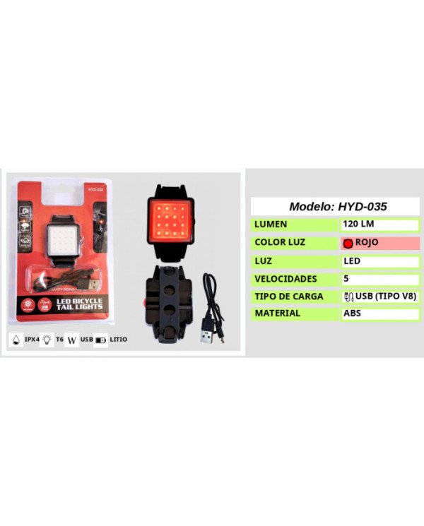 LUZ FARO POST INTERMITENTE HYD-035 120 LUM
