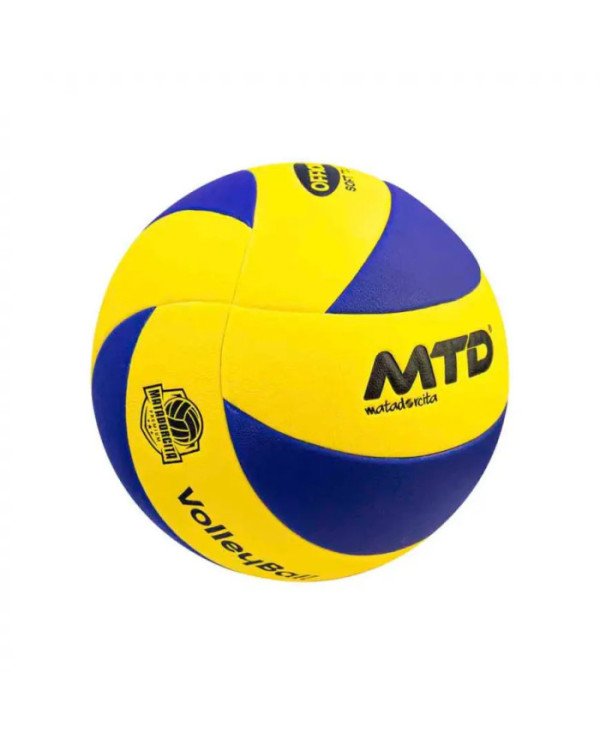 PELOTA P/VOLEY MATADORCITA PU THERMO SELLADO HYGROSCOPIC AMARILLO/AZUL (#5) MT-830-2-5