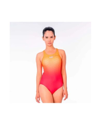 SWIMSUIT PORTO GIRL ROSADO/NARANJA