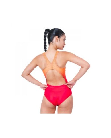 SWIMSUIT PORTO GIRL ROSADO/NARANJA