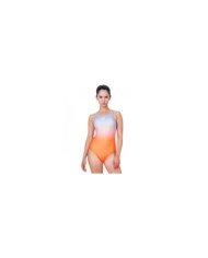 SWIMSUIT PORTO GIRL CELESTE/NARANJA