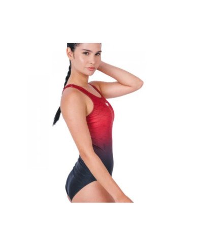 SWIMSUIT PORTO WOMAN ROJO/NEGRO
