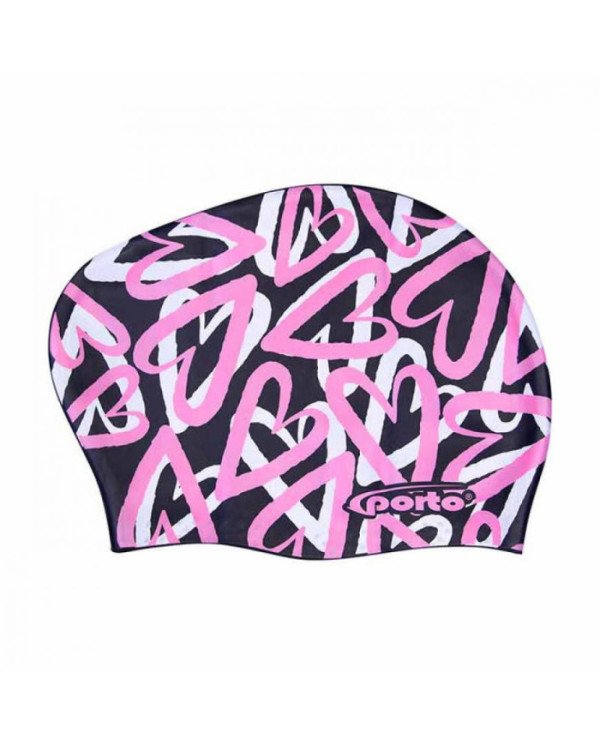 GORRO P/NATACIÓN PORTO DISEÑOS CORAZON