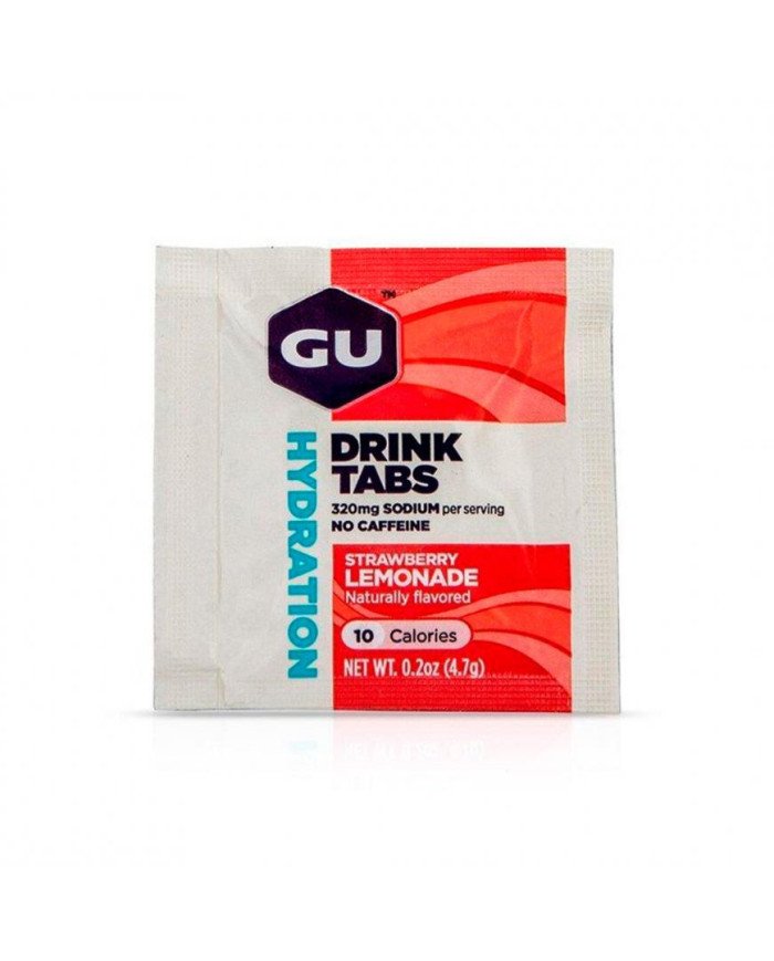 TABS DE HIDRATACION LIMONADA DE FRESA INDIVIDUAL GU