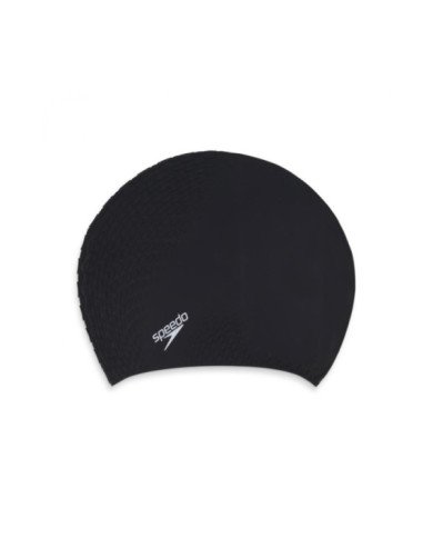 GORRO P/NATACIÓN SPEEDO BUBBLE ACTIVE + CAP AU BLACK NEGRO UNU