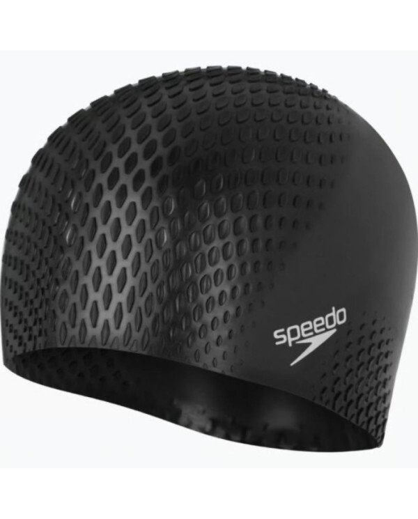GORRO P/NATACIÓN SPEEDO BUBBLE ACTIVE + CAP AU BLACK NEGRO UNU
