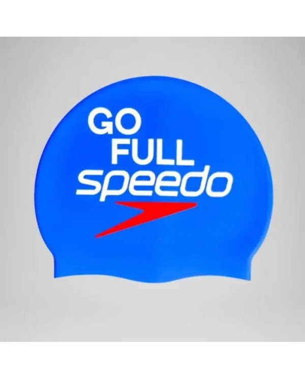 GORRO P/NATACIÓN SPEEDO SLOGAN PRT CAP AU/AF/AM DARK BLUE AZUL UNU