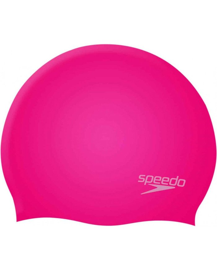 GORRO P/NATACIÓN SPEEDO PLAIN MOULDED SILICONE JUNIOR ROSADO UNU