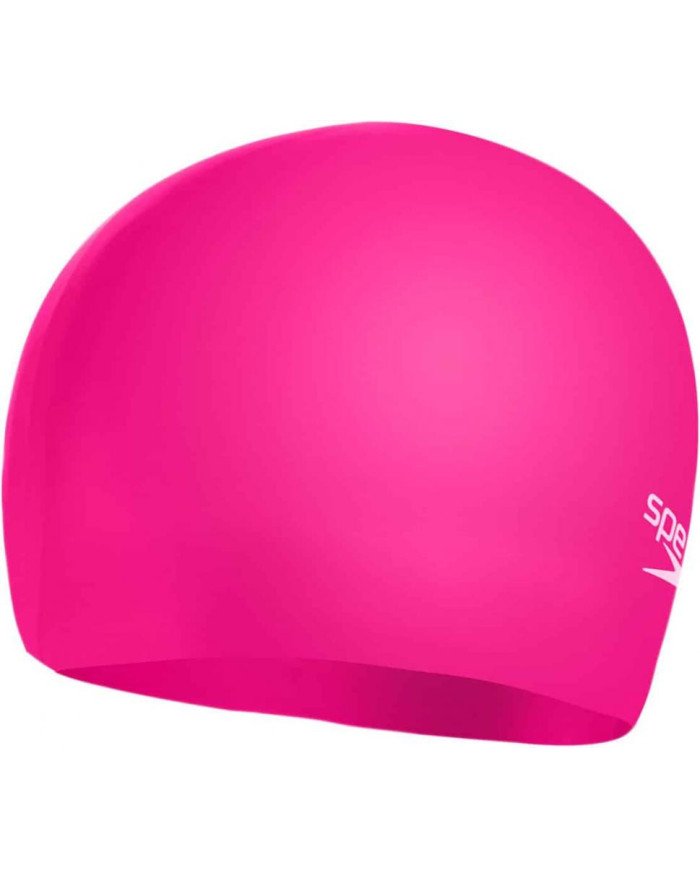 GORRO P/NATACIÓN SPEEDO PLAIN MOULDED SILICONE JUNIOR ROSADO UNU