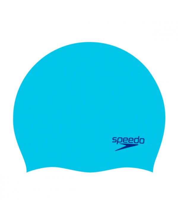 GORRO P/NATACIÓN SPEEDO PLAIN MOULDED SILICONE JUNIOR CELESTE UNU