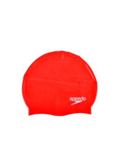 GORRO P/NATACIÓN SPEEDO PLAIN MOULDED SILICONE JUNIOR ASSORTED ROJO UNU