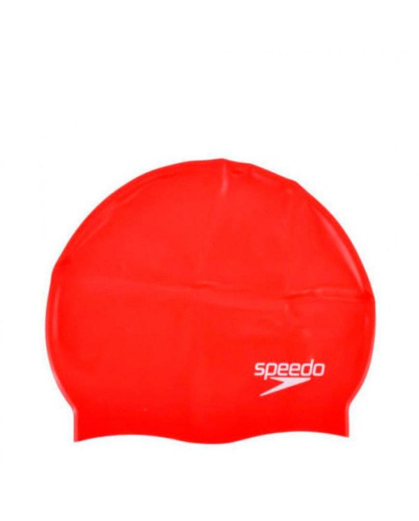 GORRO P/NATACIÓN SPEEDO PLAIN MOULDED SILICONE JUNIOR ASSORTED ROJO UNU