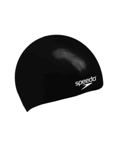 GORRO P/NATACIÓN SPEEDO GORRO PLAIN MOULDED SILICONE JUNIOR NEGRO UNU