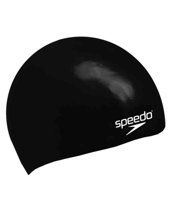 GORRO P/NATACIÓN SPEEDO GORRO PLAIN MOULDED SILICONE JUNIOR NEGRO UNU