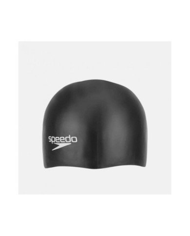 GORRO P/NATACIÓN SPEEDO GORRO PLAIN MOULDED SILICONE JUNIOR NEGRO UNU