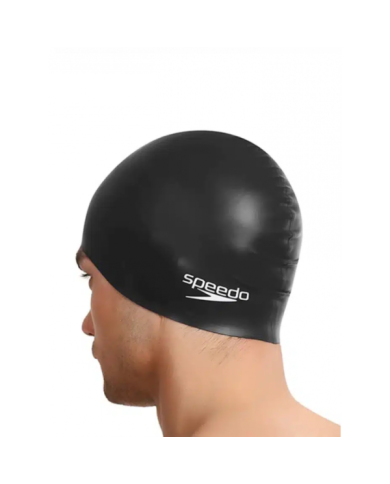 GORRO P/NATACIÓN SPEEDO GORRO FLAT SILICONE CAP ADULTO NEGRO UNU