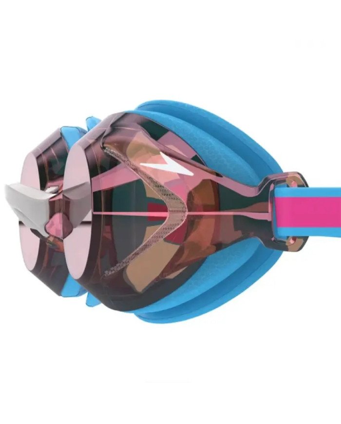 LENTE P/NATACION SPEEDO JUNIOR VANQUISHER 3.0 MIRROR BLUE/PINK AZUL UNU