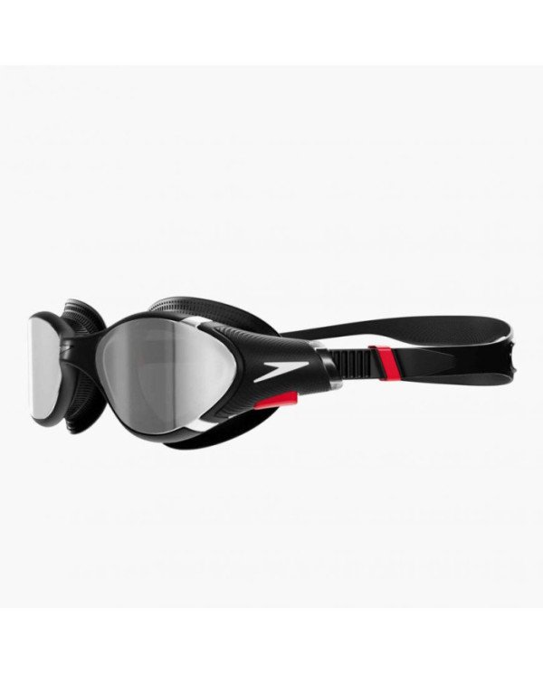 LENTE P/NATACION SPEEDO BIOFUSE 2.0 MIRROR BLACK/SILVER NEGRO UNU