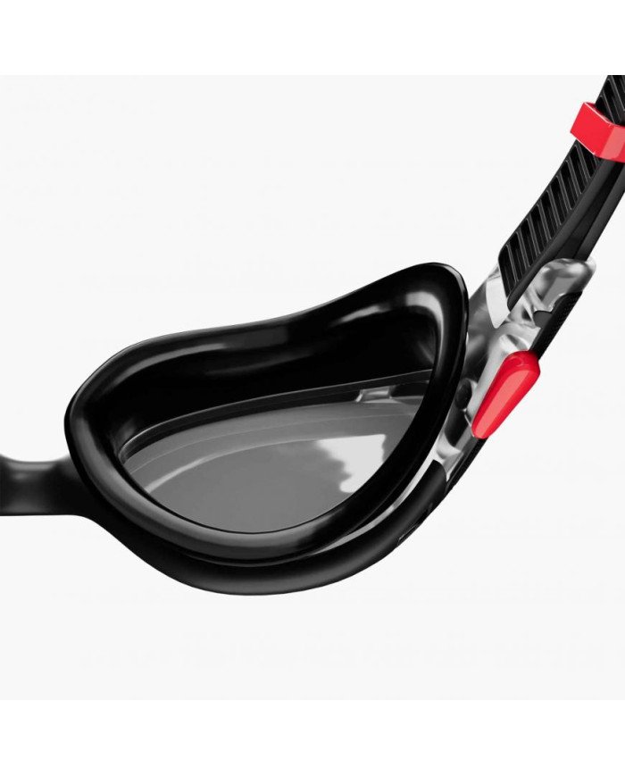 LENTE P/NATACION SPEEDO BIOFUSE 2.0 MIRROR BLACK/SILVER NEGRO UNU