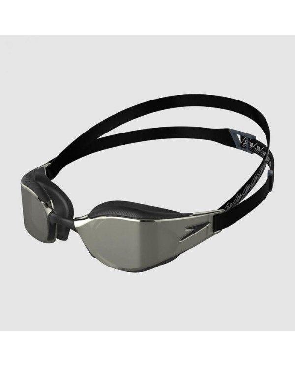 LENTE P/NATACION SPEEDO FASTSKIN HYPER ELITE MIR AU BLACK/SILVER NEGRO UNU