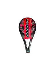 PALETA DABBER P/FRONTON MOD CARBONO + KEVLAR ROJO