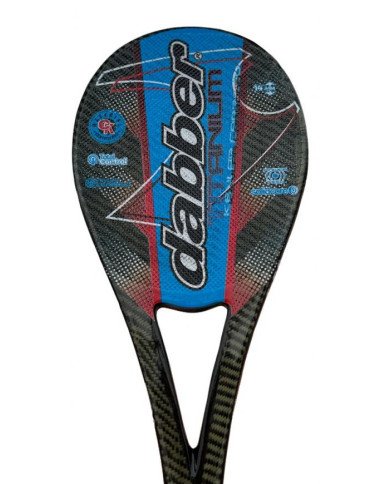 PALETA DABBER P/FRONTON MOD CARBONO + KEVLAR CELESTE