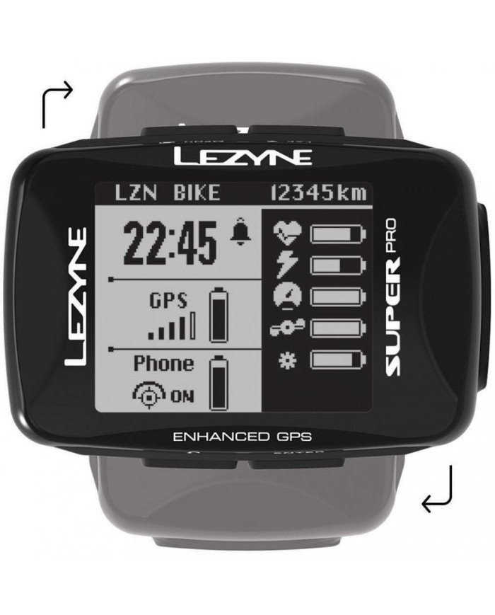 SUPER PRO GPS HEART RATE, PRO SPEED / CAD LOADED LEZYNE