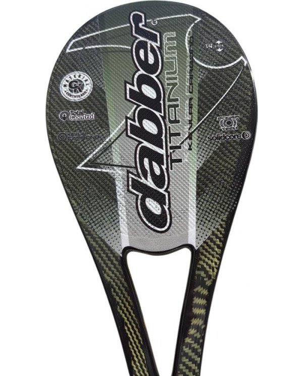 PALETA DABBER P/FRONTON MOD CARBONO + KEVLAR GRIS