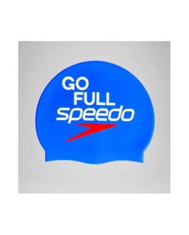 GORRO P/NATACIÓN SPEEDO SLOGAN PRT CAP AU/AF/AM AZUL UNU