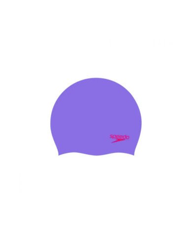GORRO P/NATACION SPEEDO JUNIOR MOULDED SILC CAP PURPLE/RED SIN COLOR UNU