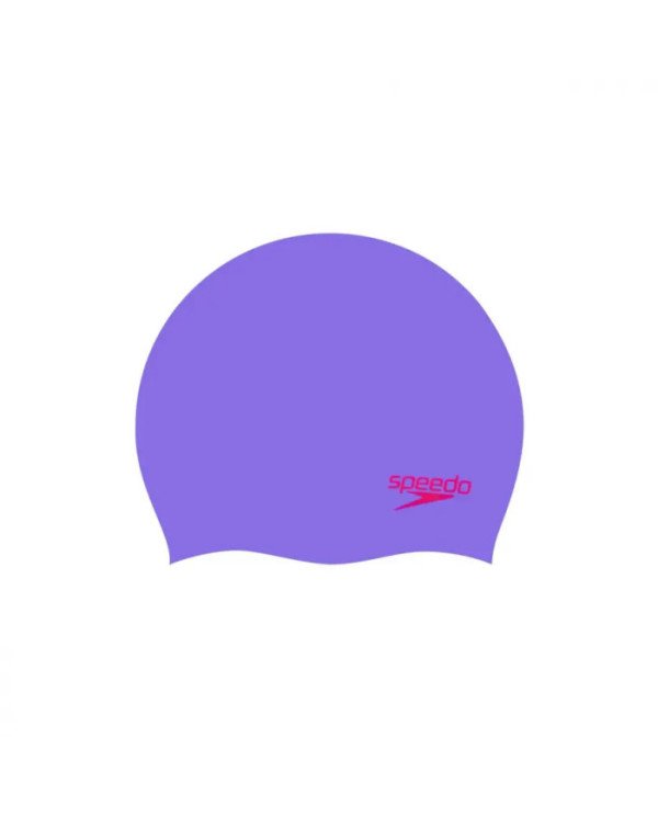 GORRO P/NATACION SPEEDO JUNIOR MOULDED SILC CAP PURPLE/RED SIN COLOR UNU