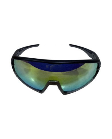 LENTES DE CICLISMO POLARIZADO DORADO ATOM COLOR ARENA  NEGRA MODELO XQ558