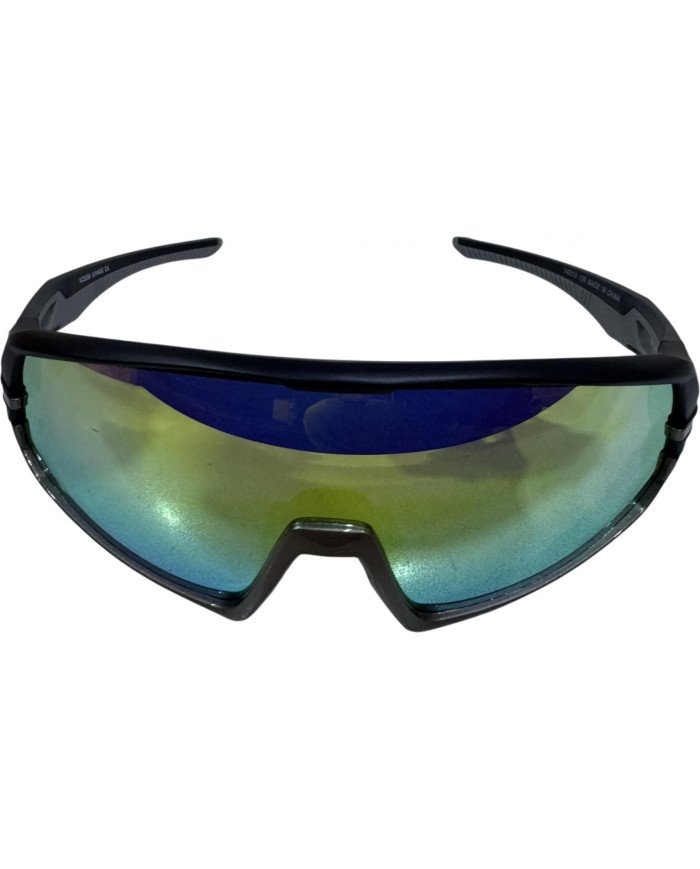 LENTES DE CICLISMO POLARIZADO DORADO ATOM COLOR ARENA  NEGRA MODELO XQ558