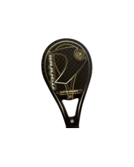 PALETA DABBER P/FRONTON MOD LITHIUM DOBLE CARBONO 12K AMARILLO