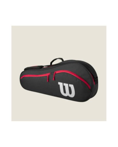 RAQUETERO WILSON ADVANTAGE 3PK RACKET BAG BLACK